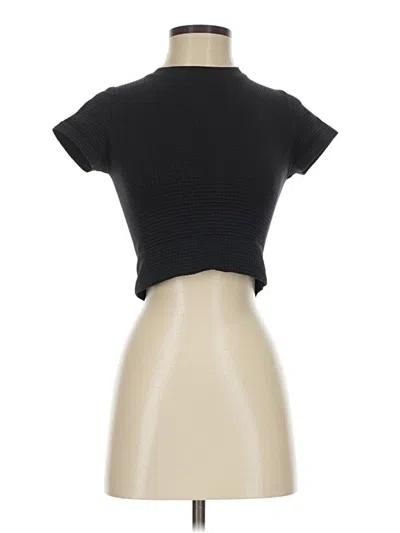 Pre-owned All In Motion Short Sleeve Turtleneck In Black