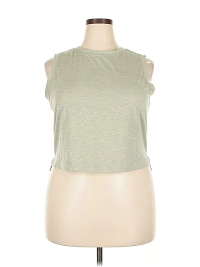 Pre-owned All In Motion Sleeveless T-shirt In Green