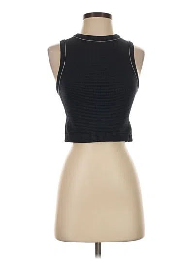 Pre-owned All In Motion Sleeveless Top Black Halter Neckline Tops