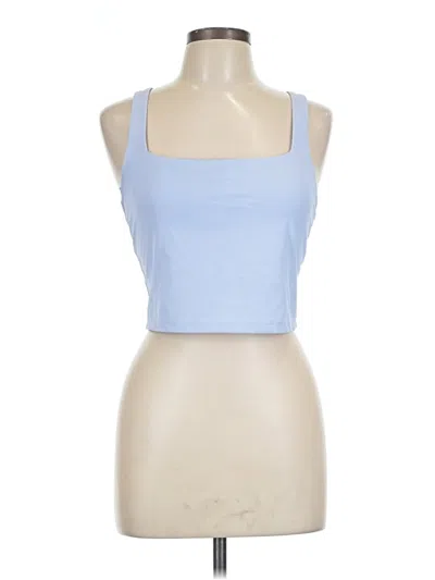 Pre-owned All In Motion Sleeveless Top Blue Halter Neckline Tops