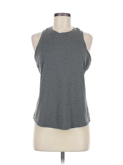 Pre-owned All In Motion Sleeveless Top Gray Halter Neckline Tops