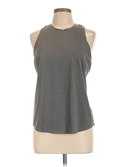 Pre-owned All In Motion Sleeveless Top Gray Halter Neckline Tops