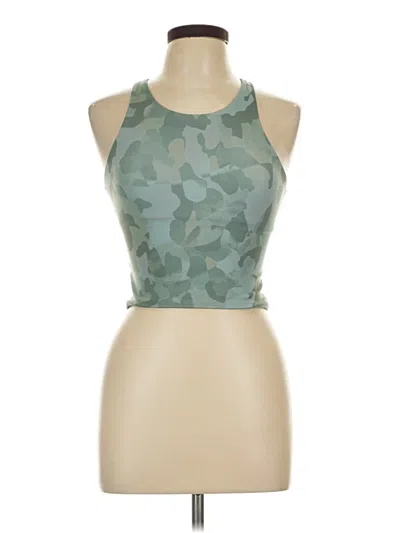 Pre-owned All In Motion Sleeveless Top Green Halter Neckline Tops