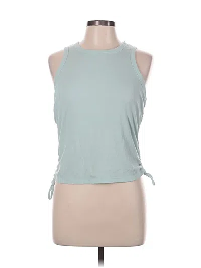 Pre-owned All In Motion Sleeveless Top Teal Halter Neckline Tops