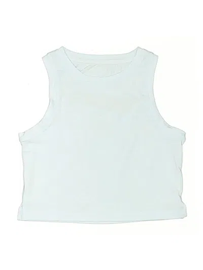 Pre-owned All In Motion Kids' Sleeveless T-shirt In White