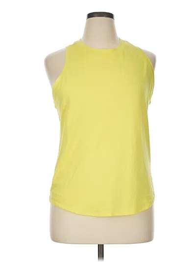 Pre-owned All In Motion Sleeveless T-shirt In Yellow