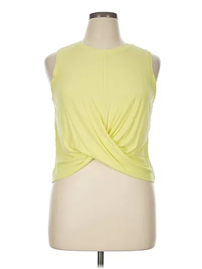 Pre-owned All In Motion Sleeveless T-shirt In Yellow