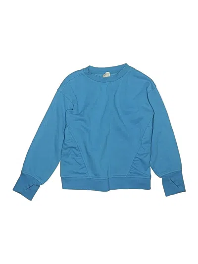 Pre-owned All In Motion Kids' Sweatshirt In Blue