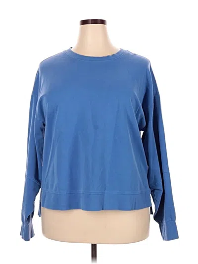 Pre-owned All In Motion Sweatshirt In Blue