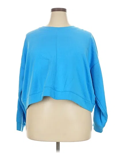 Pre-owned All In Motion Sweatshirt In Blue