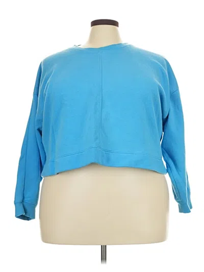 Pre-owned All In Motion Sweatshirt In Blue