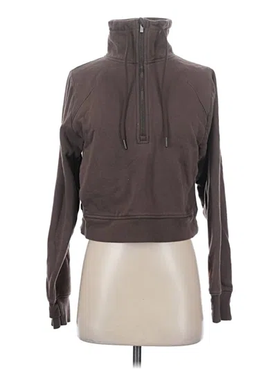 Pre-owned All In Motion Sweatshirt In Brown