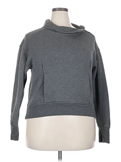 Pre-owned All In Motion Sweatshirt In Gray