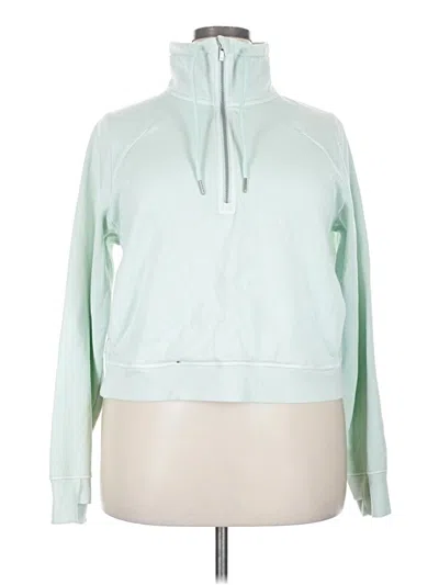 Pre-owned All In Motion Sweatshirt In Green
