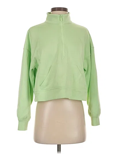 Pre-owned All In Motion Sweatshirt In Green