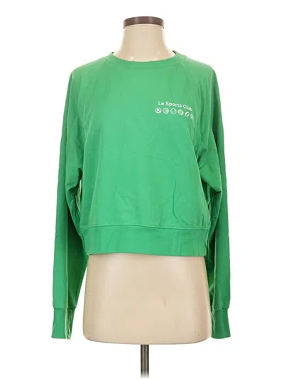 Pre-owned All In Motion Sweatshirt In Green