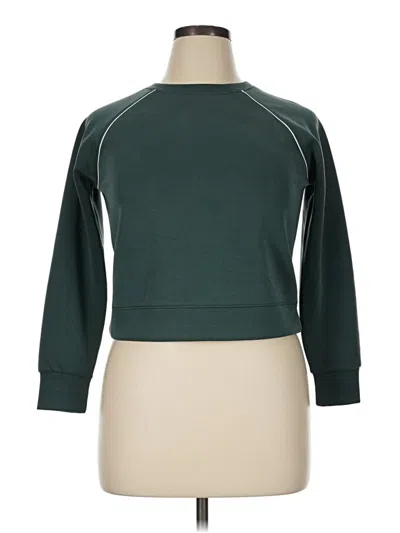 Pre-owned All In Motion Sweatshirt In Green