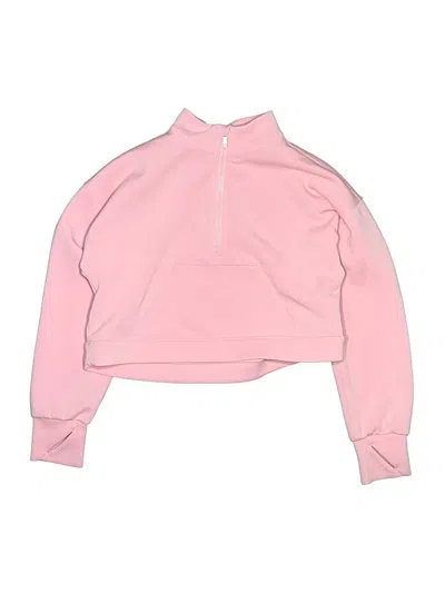 Pre-owned All In Motion Kids' Sweatshirt In Pink