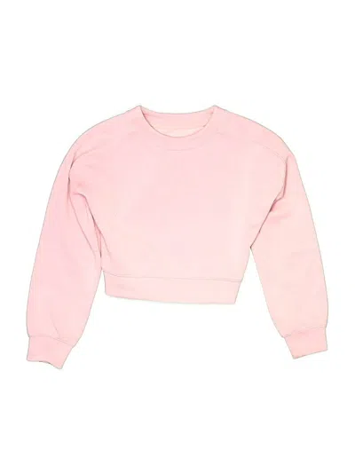 Pre-owned All In Motion Kids' Sweatshirt In Pink
