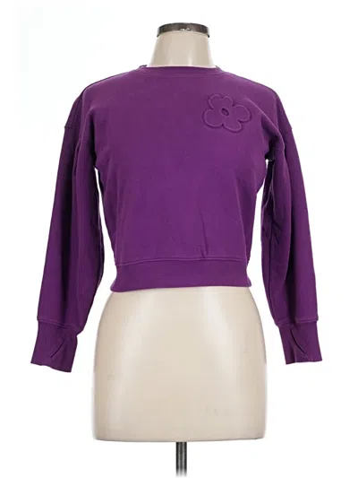 Pre-owned All In Motion Sweatshirt In Purple