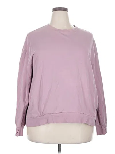Pre-owned All In Motion Sweatshirt In Purple