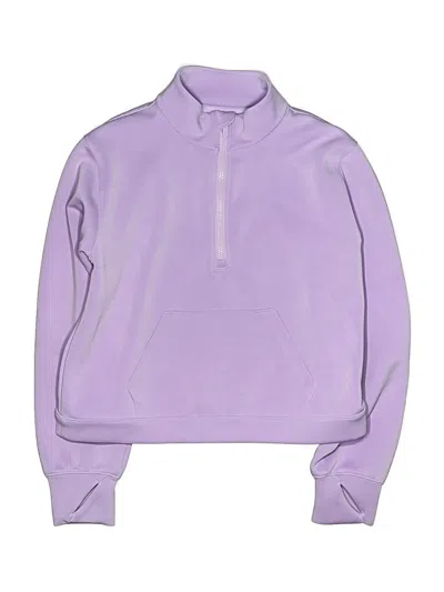 Pre-owned All In Motion Kids' Sweatshirt In Purple