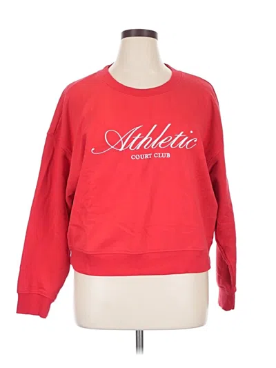Pre-owned All In Motion Sweatshirt In Red