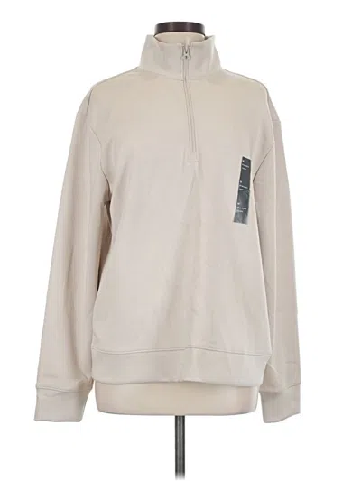 Pre-owned All In Motion Sweatshirt In Tan