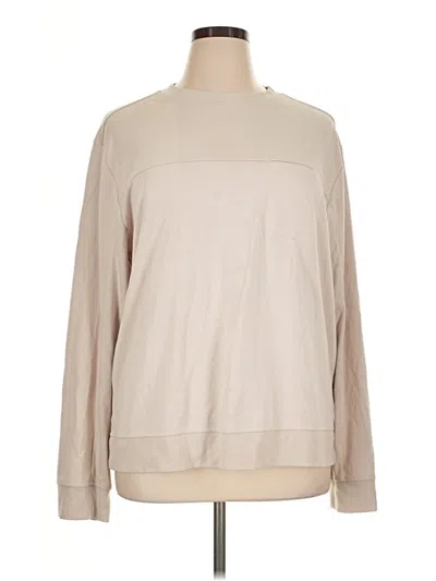 Pre-owned All In Motion Sweatshirt In Tan