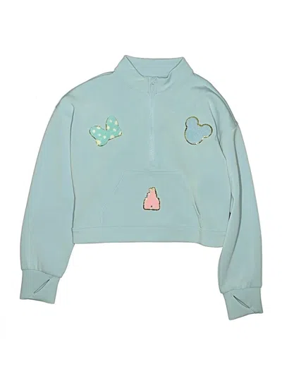 Pre-owned All In Motion Kids' Sweatshirt In Teal