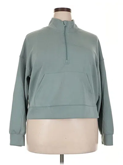 Pre-owned All In Motion Sweatshirt In Teal
