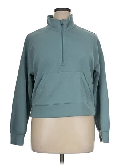 Pre-owned All In Motion Sweatshirt In Teal