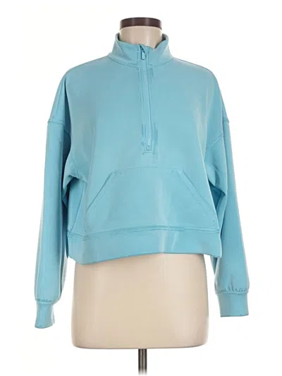 Pre-owned All In Motion Sweatshirt In Teal