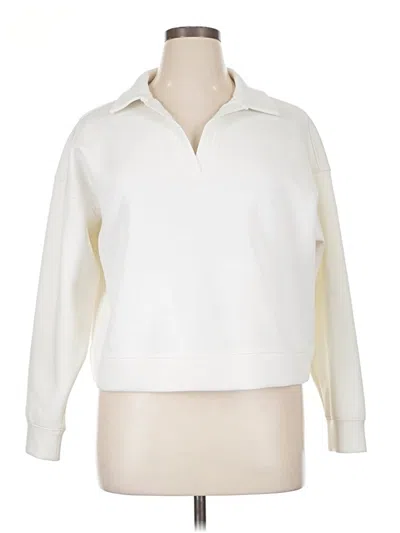 Pre-owned All In Motion Sweatshirt In White