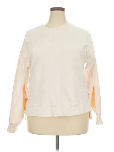 Pre-owned All In Motion Sweatshirt In White
