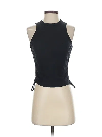 Pre-owned All In Motion Tank Top Black Halter Neckline Tops