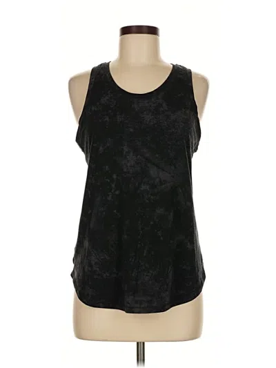 Pre-owned All In Motion Tank Top Black Halter Neckline Tops