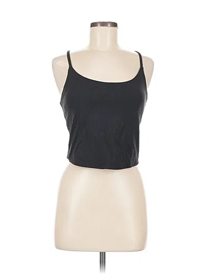 Pre-owned All In Motion Tank Top Black Halter Neckline Tops