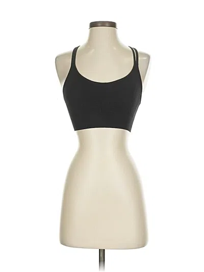Pre-owned All In Motion Tank Top Black Halter Neckline Tops
