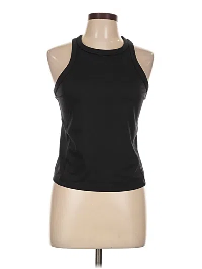 Pre-owned All In Motion Tank Top Black Halter Neckline Tops
