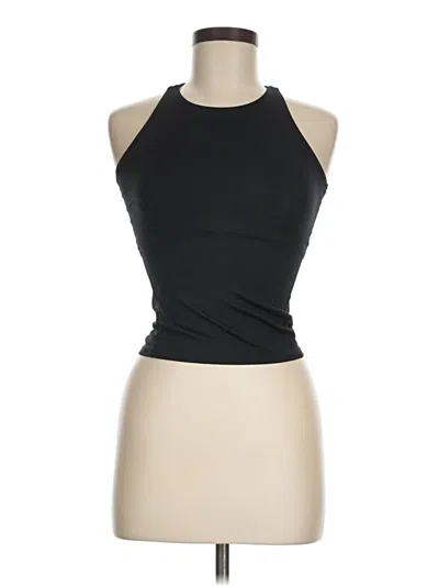 Pre-owned All In Motion Tank Top Black Halter Neckline Tops