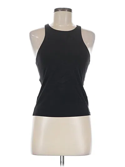 Pre-owned All In Motion Tank Top Black Halter Neckline Tops