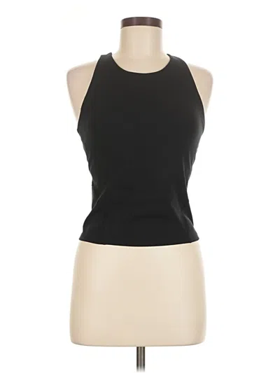 Pre-owned All In Motion Tank Top Black Halter Neckline Tops