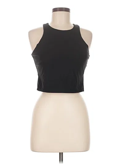Pre-owned All In Motion Tank Top Black Halter Neckline Tops