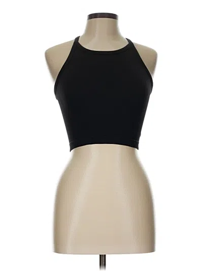 Pre-owned All In Motion Tank Top Black Halter Neckline Tops