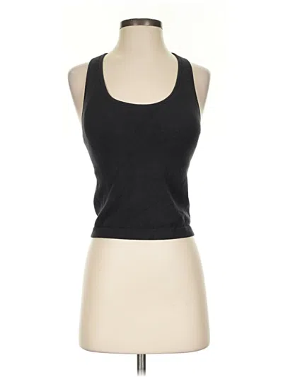 Pre-owned All In Motion Tank Top Black Halter Neckline Tops