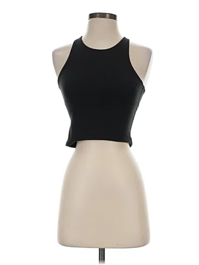 Pre-owned All In Motion Tank Top Black Halter Neckline Tops