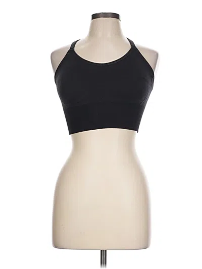 Pre-owned All In Motion Tank Top Black Halter Neckline Tops