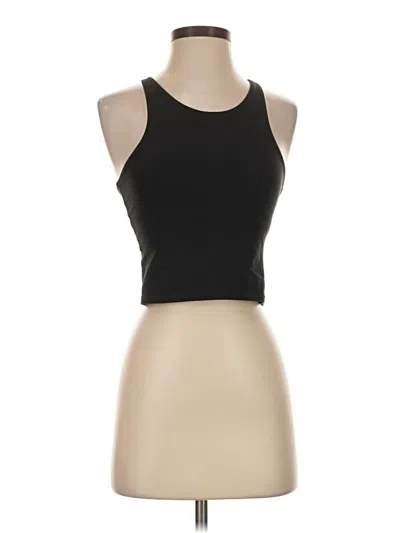 Pre-owned All In Motion Tank Top Black Halter Neckline Tops