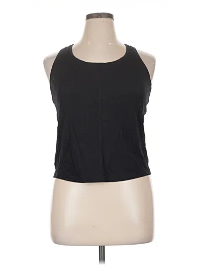 Pre-owned All In Motion Tank Top Black Halter Neckline Tops